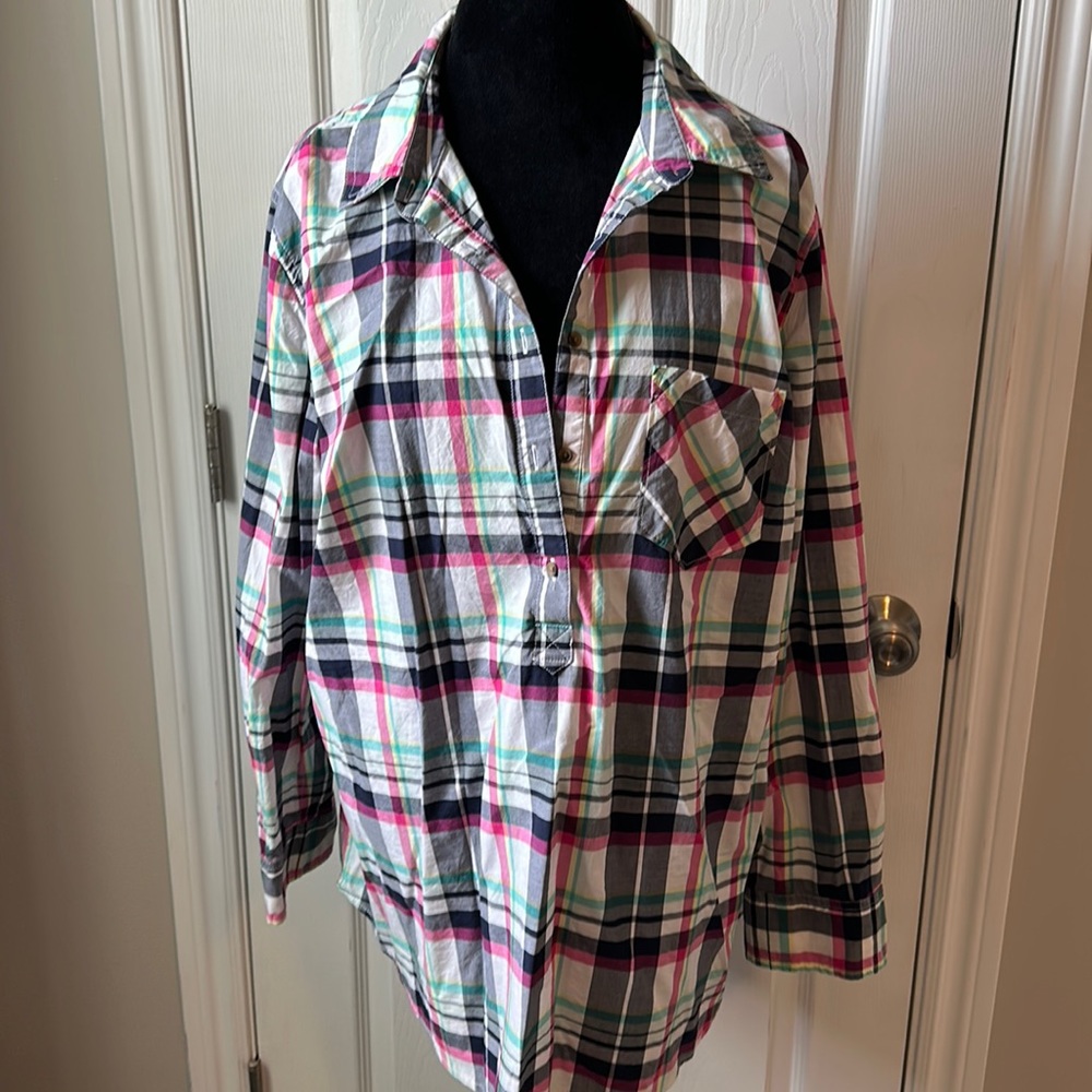 Plaid Top